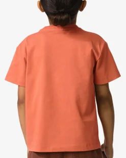 kinder T-shirt palm bruin