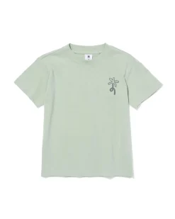 kinder T-shirt palm groen