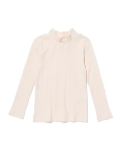 kinder T-shirt rib ecru