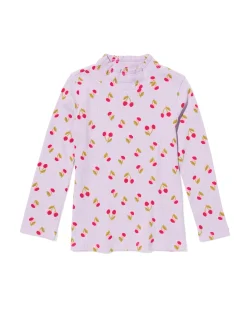 kinder T-shirt rib fruit lichtpaars