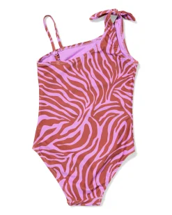 kinderbadpak zebra lila