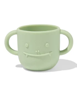 kinderbeker 150ml siliconen monster groen
