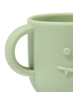 kinderbeker 150ml siliconen monster groen