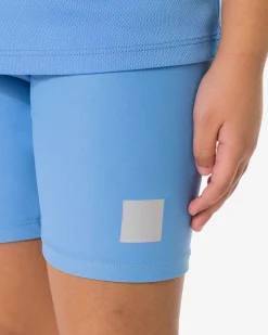 kinderbikershort blauw