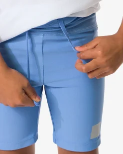 kinderbikershort blauw