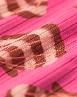 kinderbikini rib schelpen roze