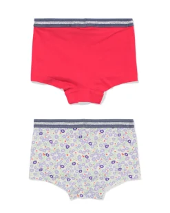 kinderboxers bloem - 2 stuks roze