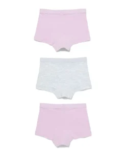 kinderboxers katoen/stretch - 3 stuks lila