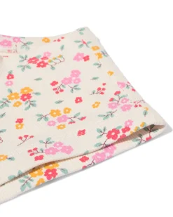kinderboxers rib katoen bloemen - 3 stuks multicolor