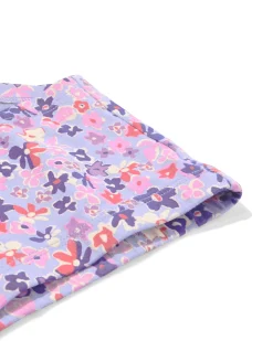 kinderboxers stretch katoen bloemen - 3 stuks roze