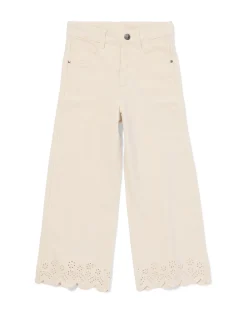 kinderbroek broderie ecru