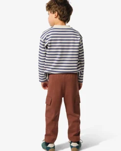 kinderbroek cargo normale fit bruin