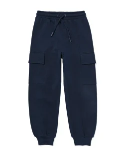 kinderbroek cargo regular fit donkerblauw