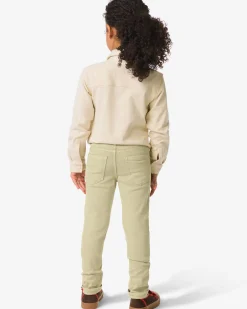 kinderbroek jogdenim lichtgroen
