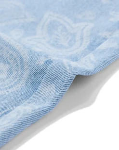 kinderbroek mom fit paisley lichtblauw