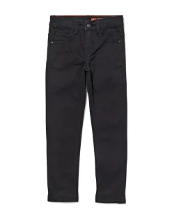 kinderbroek skinny fit zwart