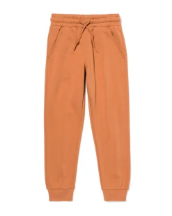 kinderbroek sweatstof bruin
