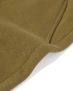kinderbroek sweatstof olijf