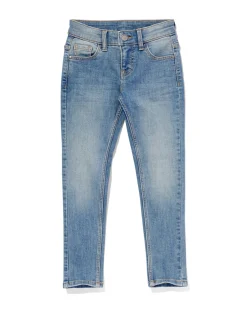 kinderjeans skinny fit middenblauw