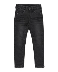 kinderjeans skinny fit zwart