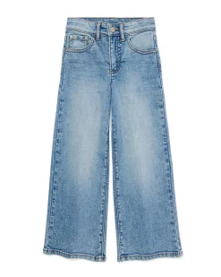 kinderjeans wijd lichtblauw