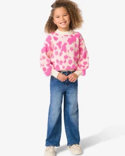 kinderjeans wijd middenblauw