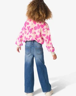 kinderjeans wijd middenblauw