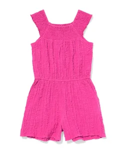 kinderjumpsuit jersey donkerroze