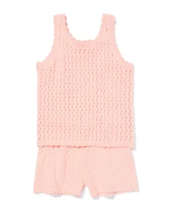 kinderkledingset ajour roze