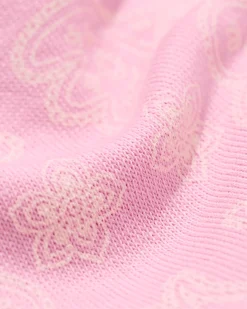 kinderkledingset rib paisley roze