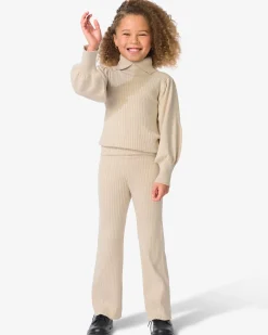 kinderlegging flared rib ecru