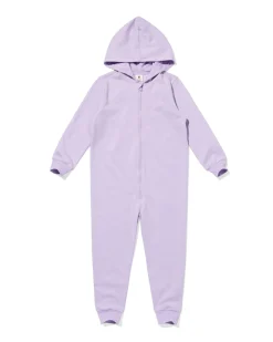 kinderonesie sweatstof lila