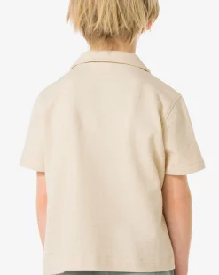 kinderoverhemd crepe ecru