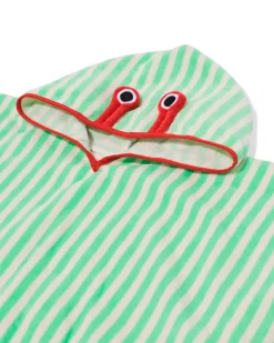 kinderponcho 68x78cm krab strepen