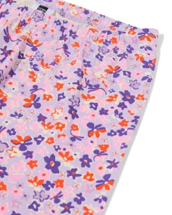 kinderpyjama bloemen lila