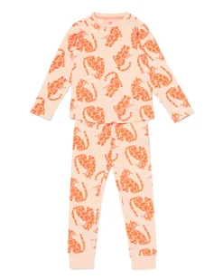 kinderpyjama cheeta roze