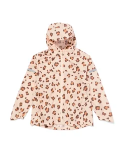 kinderregenjas luipaard roze