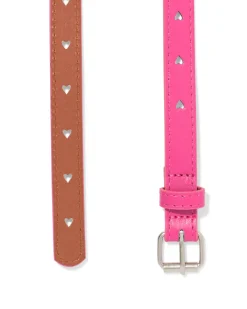 kinderriem 1.8cm hartjes roze