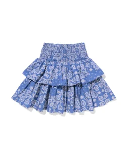kinderrok paisley blauw