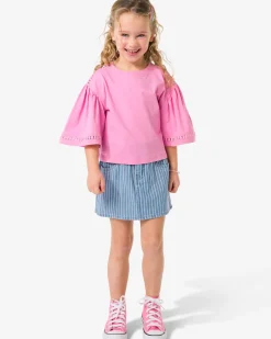 kinderrok strepen lichtblauw