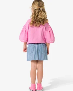 kinderrok strepen lichtblauw