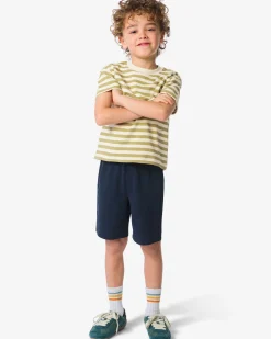 kindershort donkerblauw