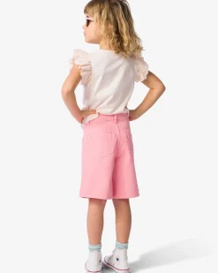 kindershort roze