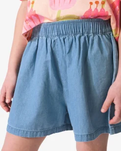 kindershort blauw