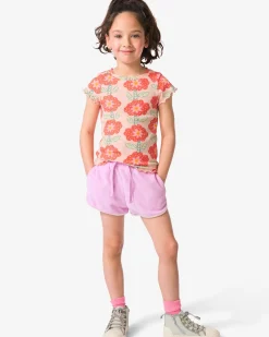 kindershort comfort fit paars