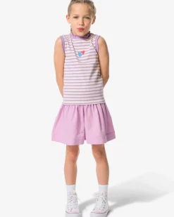 kindershort comfy fit paars