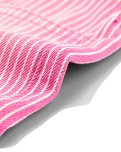 kindershort strepen roze