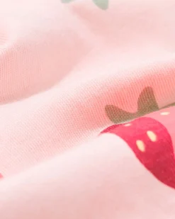 kindershortama aardbeien roze