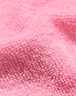 kindershortama badstof croissant roze