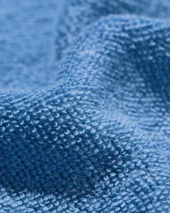 kindershortama badstof croissant blauw